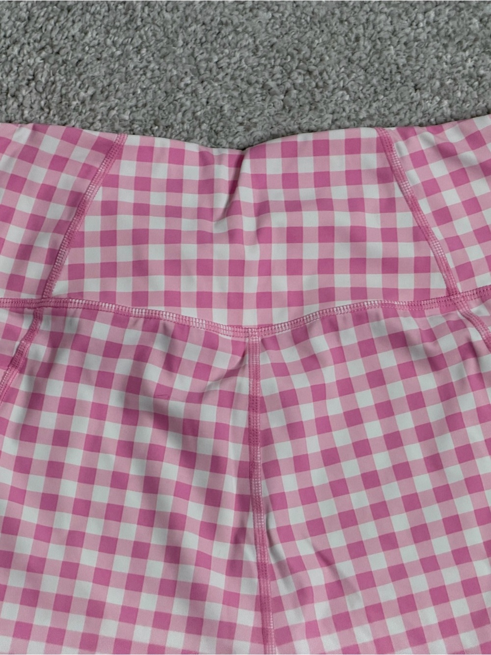 Draper James Pink Gingham Women's Shorts | 1X - Picture 5 of 6